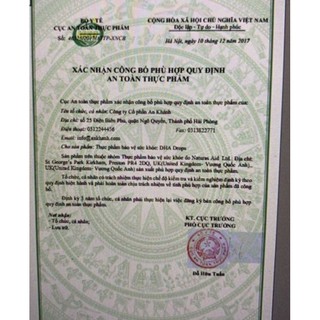 DHA drops - bổ sung DHA cho bé