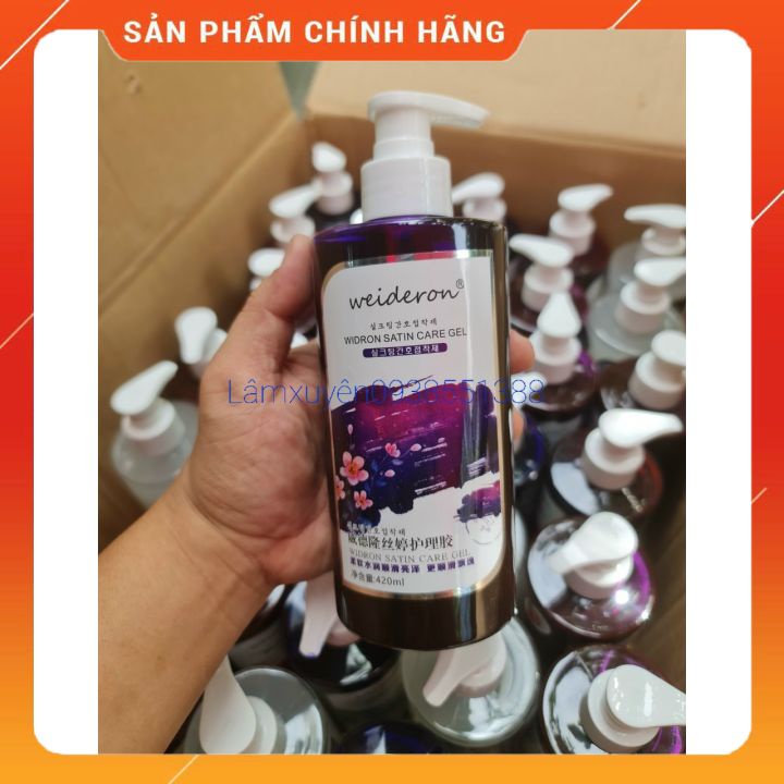 Nhuộm phủ bóng WEIDERON cao cấp 500ml  không sử dụng Oxy trợ nhuộm _ lên màu chuẩn Giúp sáng màu và bóng mượt.