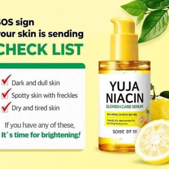 (Hàng Mới Về) Serum Trị Mụn Chăm Sóc Da 50ml / 14ml Thương Hiệu Some By Mi Yuja Niacin