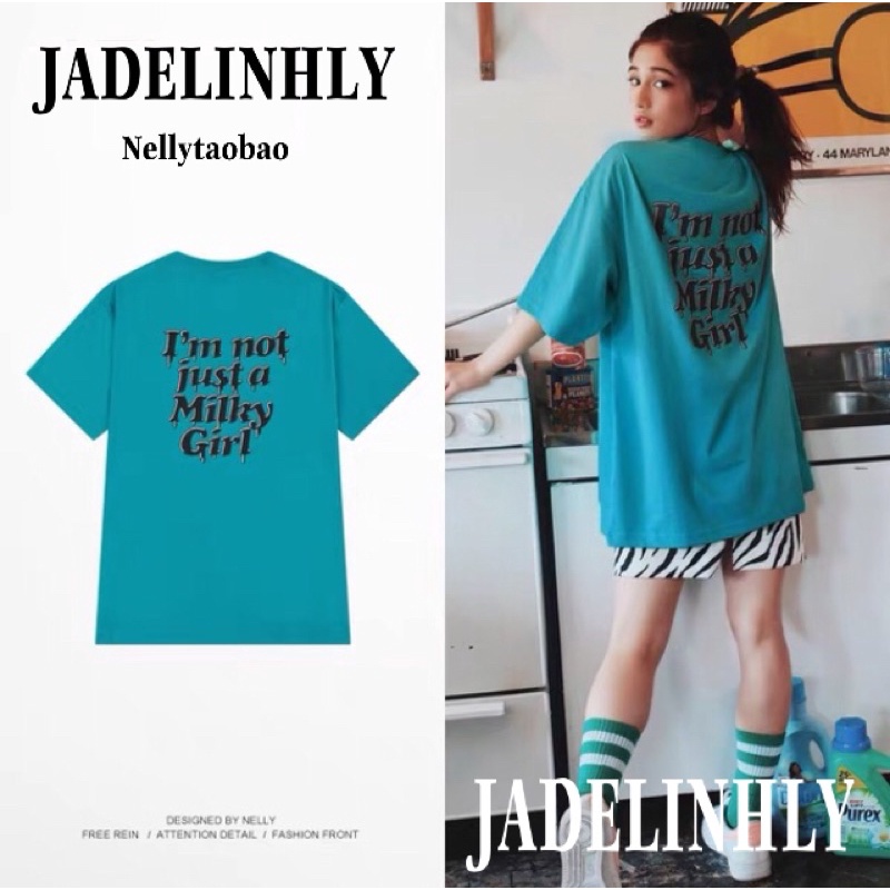 Áo phông nelly heybig sale (có sẵn) justa milky girl