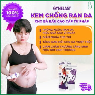 Gynelast – kem chống rạn da cho bà bầu chính hãng pháp