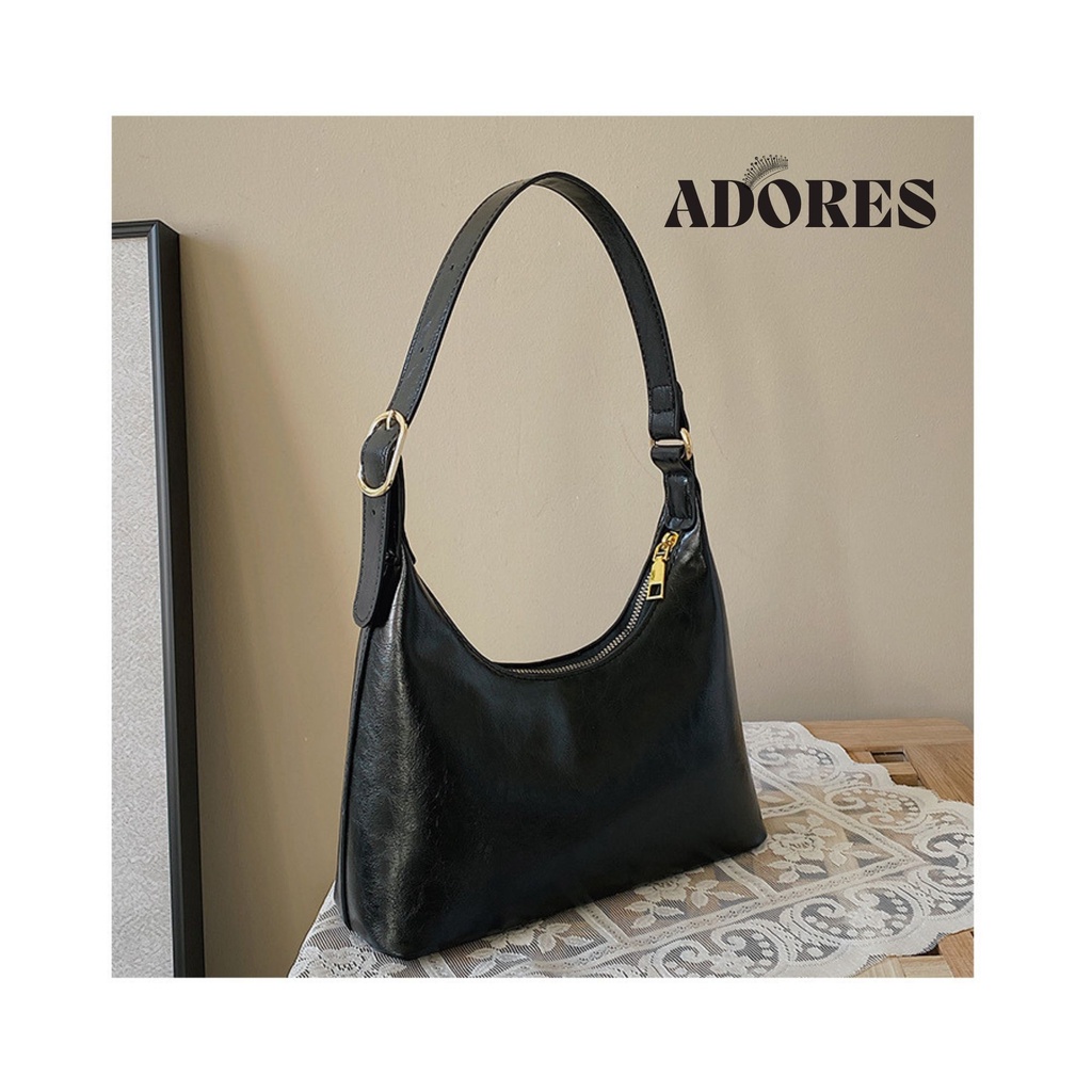 Túi xách nữ công sở kẹp nách dáng thuyền da trơn thời trang B8