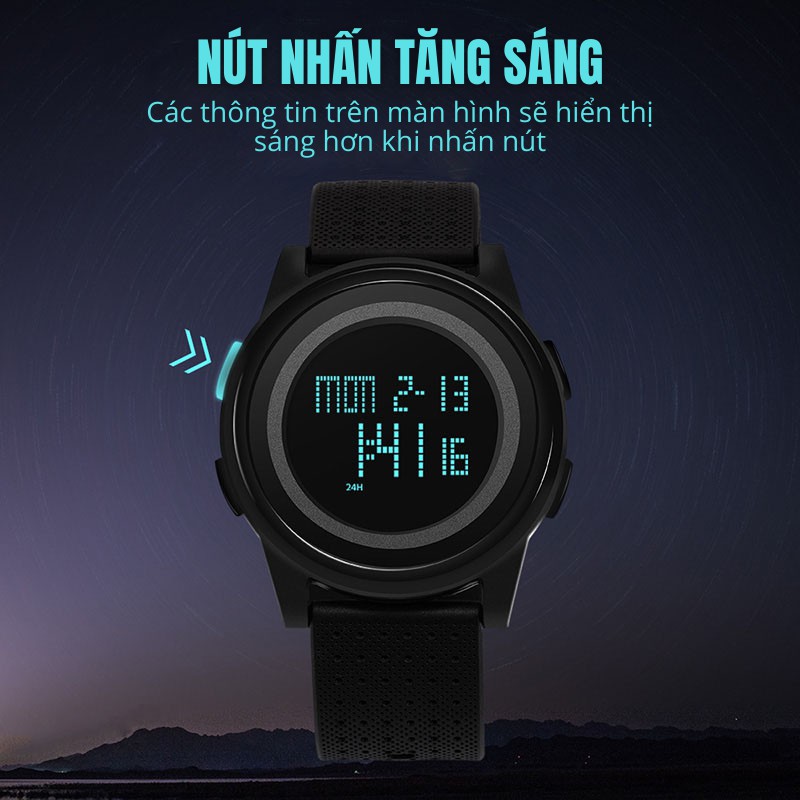 Đồng hồ điện tử thể thao nam nữ unisex Skmei chính hãng 1206 chống nước 5ATM | BigBuy360 - bigbuy360.vn