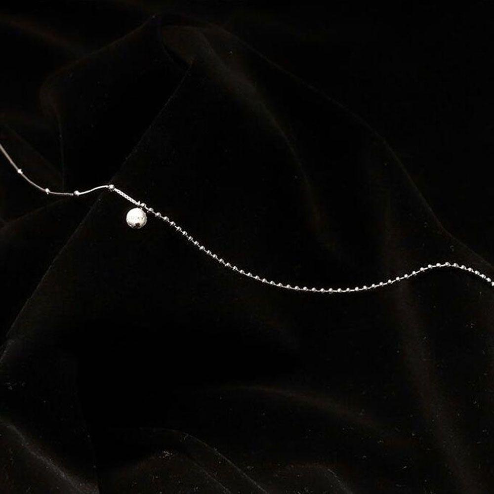 Dây Chuyền Dạng Chuỗi Hạt Ngắn Phong Cách Tối Giản Thời Trang Cho Nữ