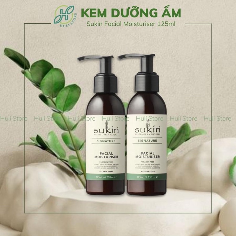 Kem dưỡng ẩm Sukin Facial Moisturiser 125ml