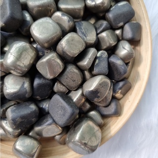 Đá Pyrite tự nhiên (đá vàng găm) hỗ trợ bảo vệ, may mắn trong phong thủy, reiki, tarot, làm crystal grid