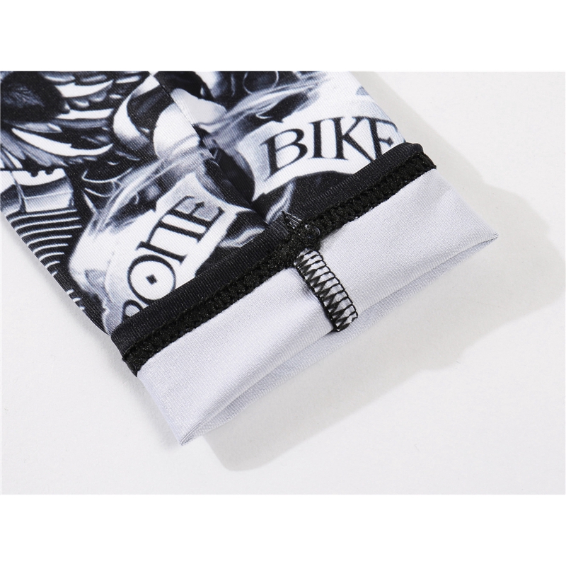 Găng tay ống chống nắng in họa tiết hình xăm dùng khi chạy xe mô tô Harley Davidson