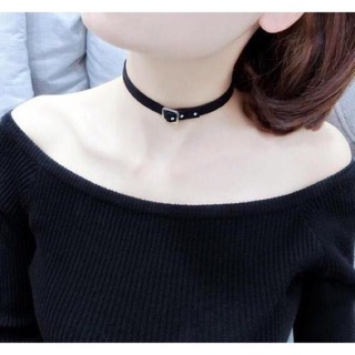 Vòng cổ Choker gắn hình chữ nhật mẫu mới
