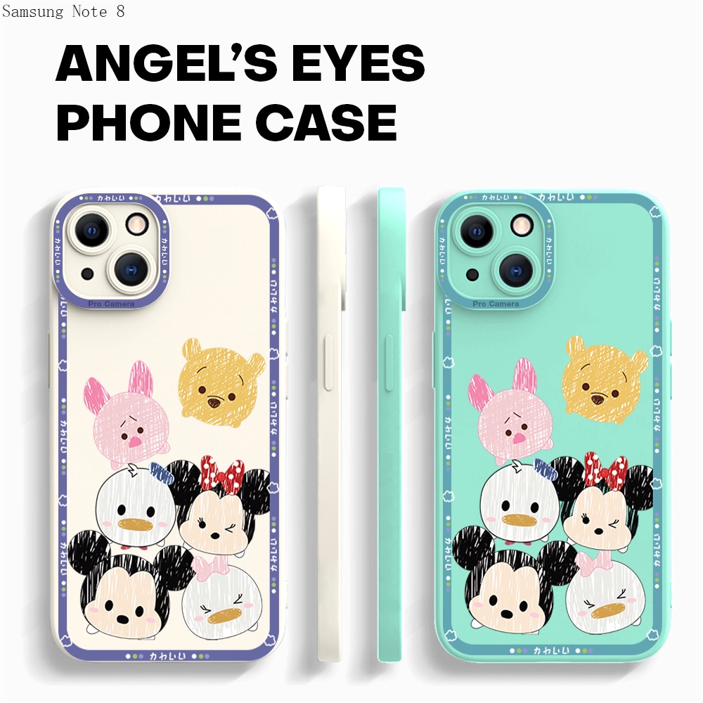 Samsung Galaxy Note 8 9 10 20 Lite Plus Ultra Cho Ốp lưng điện thoại In Hình Cute Mouse Thicken