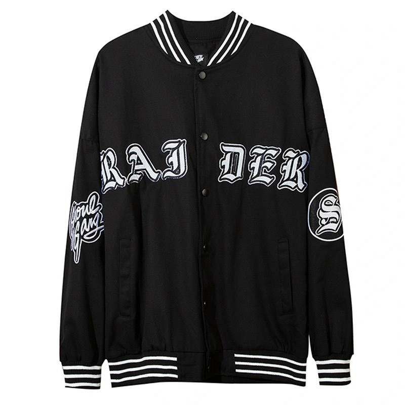 Áo Khoác Dù Nam Nữ Unisex - Áo Khoác Jacket Bombers RAJDER Màu Đen Siêu Hot - SOUDEIN9