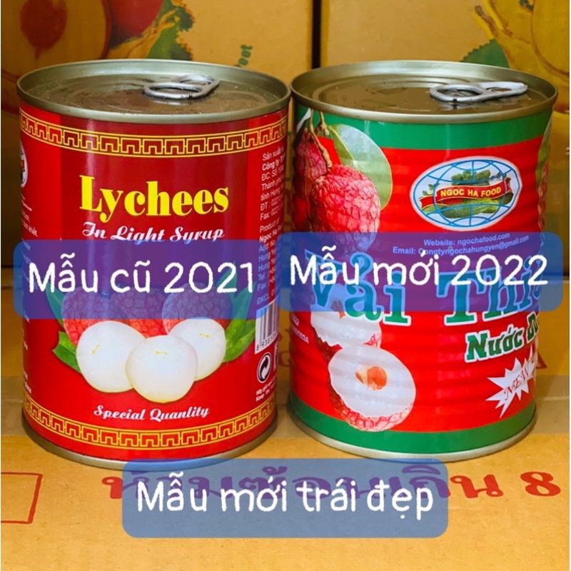 Vải Thiều Nước đường Thanh Hà 565g