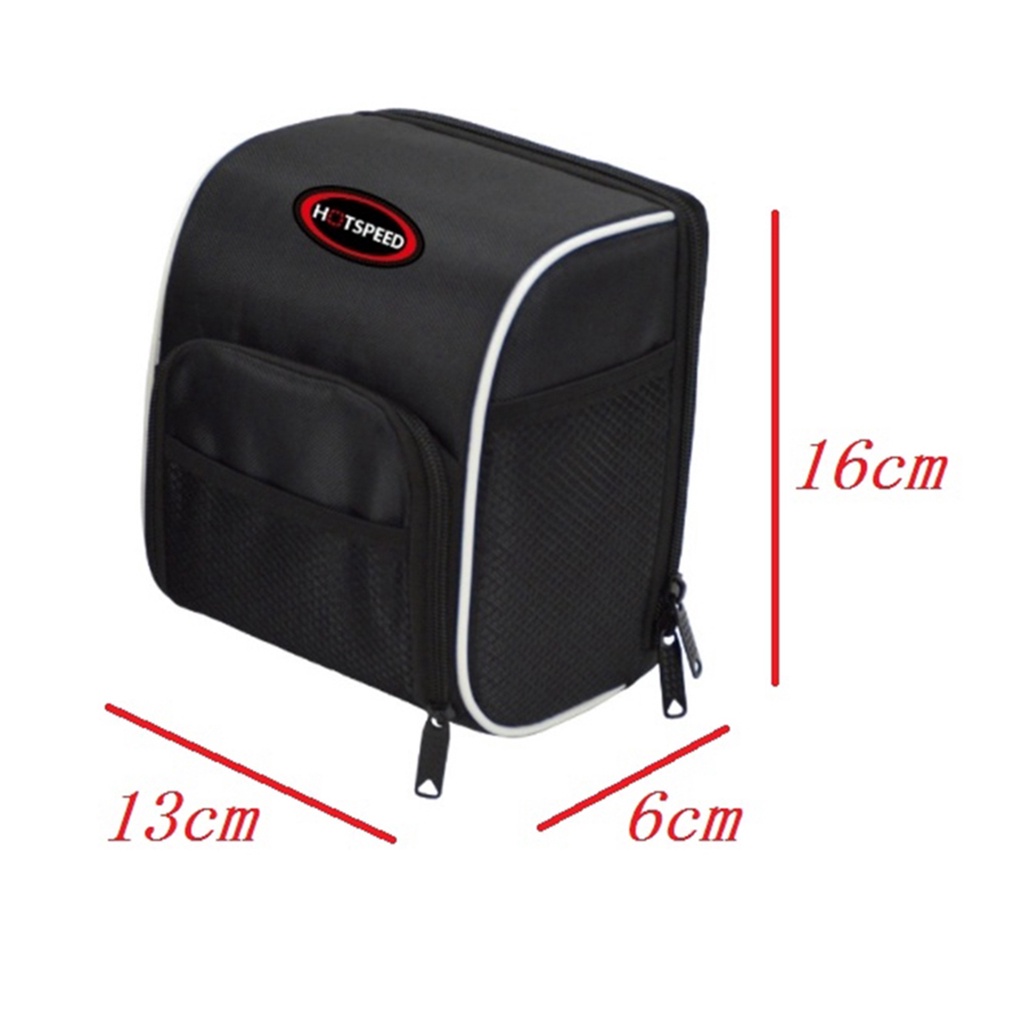 Multi-layer Bike Handlebar Bag, Bike Front Bag Road Bike Bag S- 13x16cm