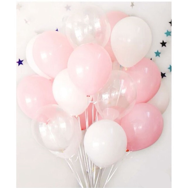 Set 50 bong bóng 12inch 2.2g trang trí tiệc