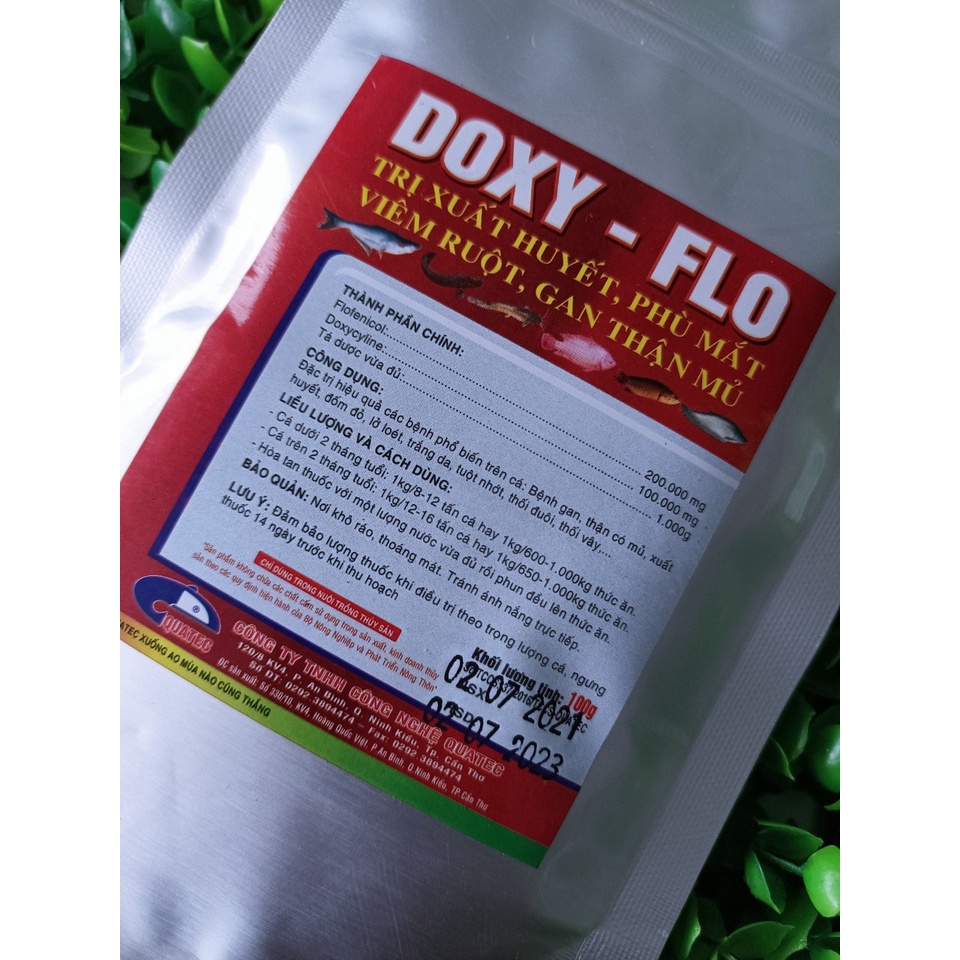 Kháng sinh cho cá Doxy - Flo dùng cho thuỷ sản