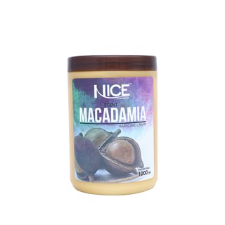 Hấp dầu (kem ủ tóc) mềm mượt, phục hồi khô xơ, hư tổn Hương Macadamia NICE Hair Care Cream Macadamia scent 1000ml