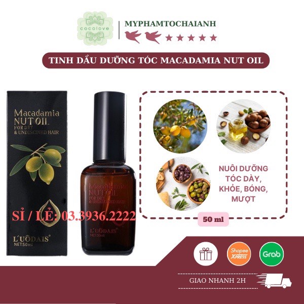 Tinh Dầu Dưỡng Tóc MACADAMIA NUT OIL 50ML