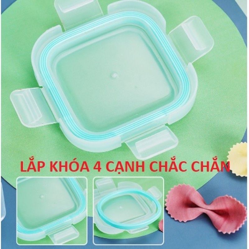 Hộp Trữ Đông Thức Ăn, Cốc Nấu Cháo Thủy Tinh Cao Cấp Chịu Nhiệt An Toàn