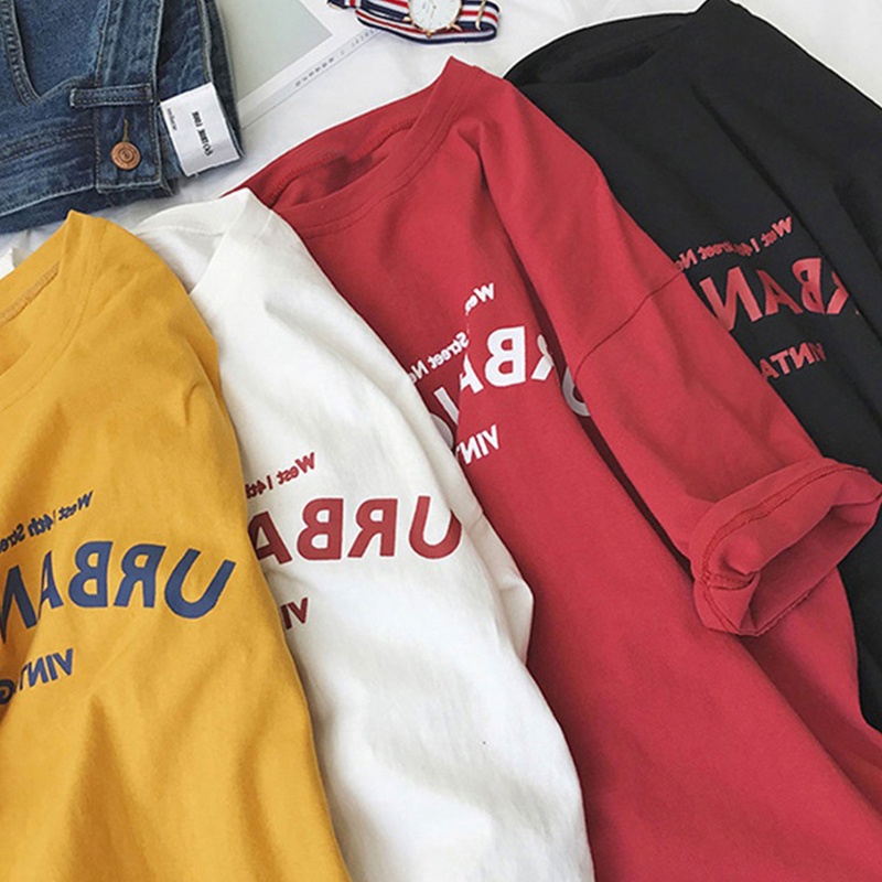 Áo Thun Nữ Ngắn Tay In Chữ Tiếng Anh Cá Tính