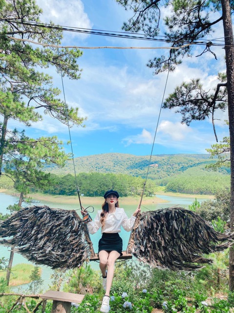 SET ÁO SƠ MI CỔ BÈO MIX CHÂN VÁY UMI