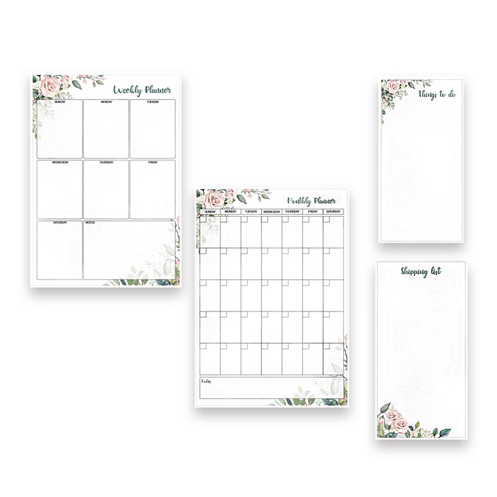 1 Bảng Trắng Có Nam Châm Gắn Tủ Lạnh Dùng Ghi Chú Trong Nhà Bếp