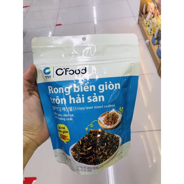 Rong biển giòn trộn gia vị siêu ngon