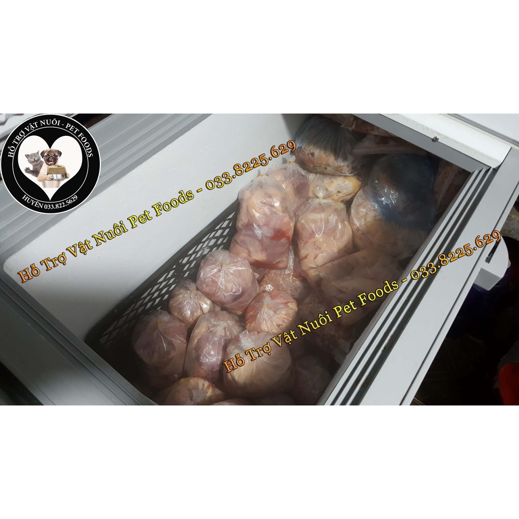 Ức gà loại 2 tươi ngon cho chó mèo túi 2kg