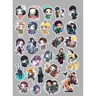10-50 hình dán sticker Kimetsu No Yaiba decal