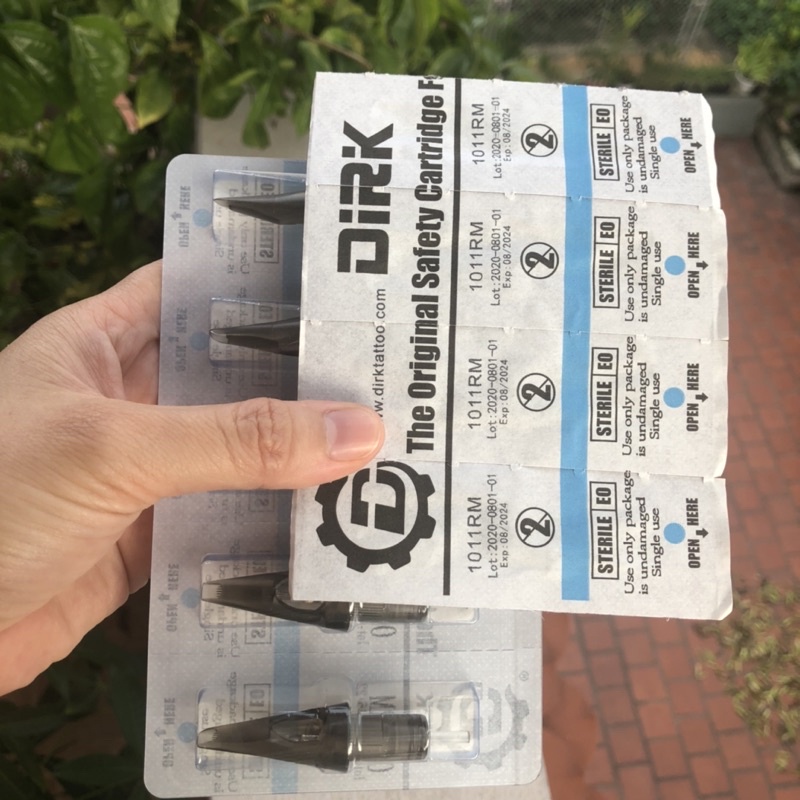 KIM MÁY PEN DIRK KIM ĐẠN MÁY PEN 15RM PHUN XĂM và TATOO - Hộp 20 cái