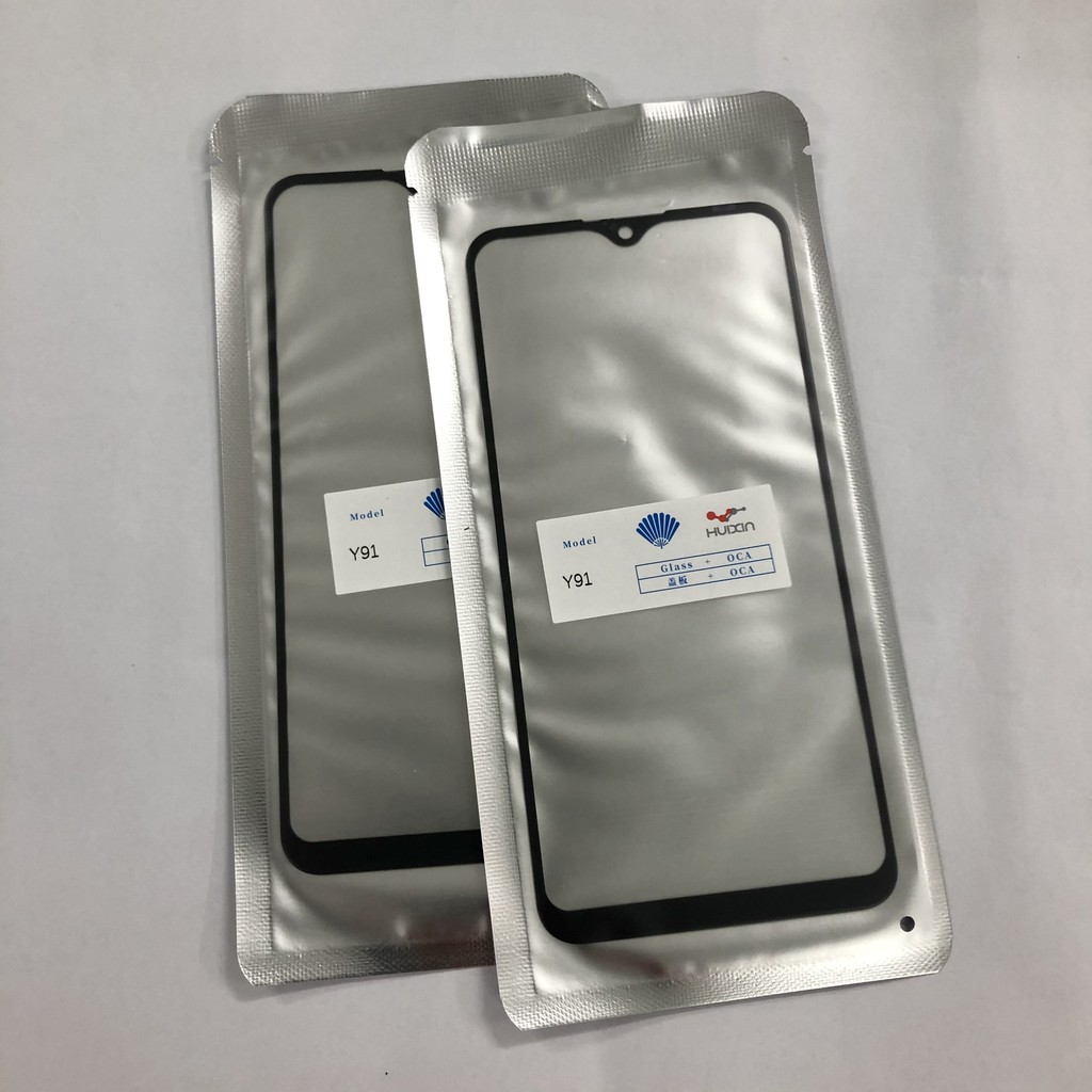 Kính liền keo Vivo Y91/Y91C/Y93/Y95/Y1S/Realme U1 ĐEN