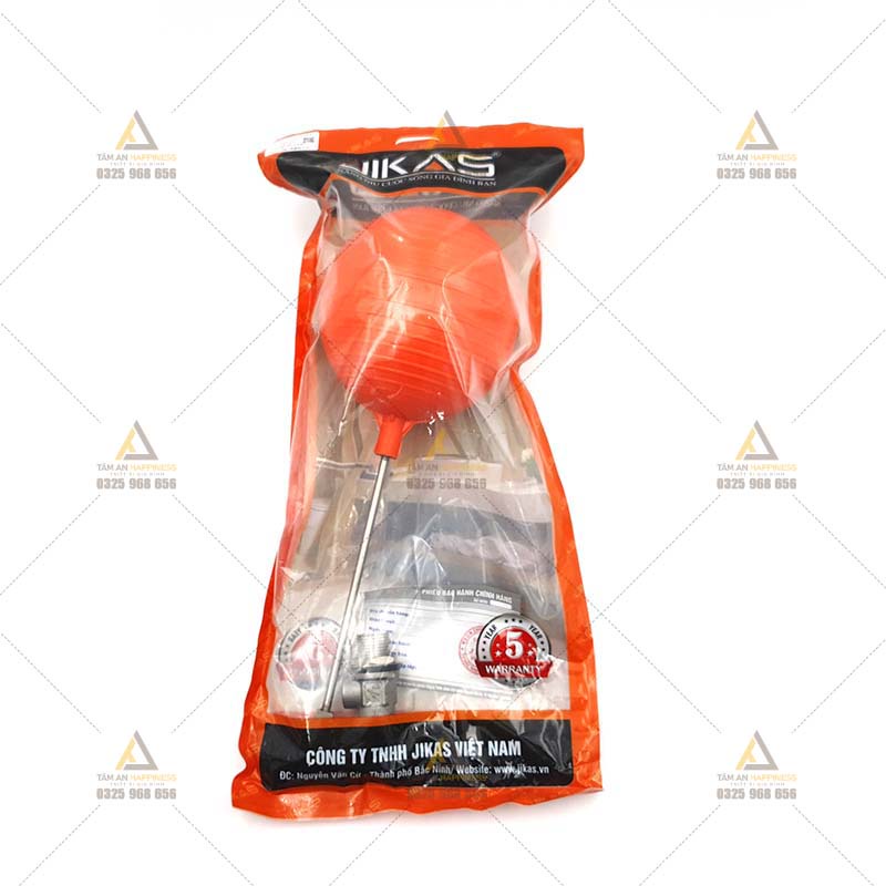 Van phao cơ Inox  Sus304 sử dụng cho bồn nước, phao tự động ngắt nước ren ngoài phi 21,27mm