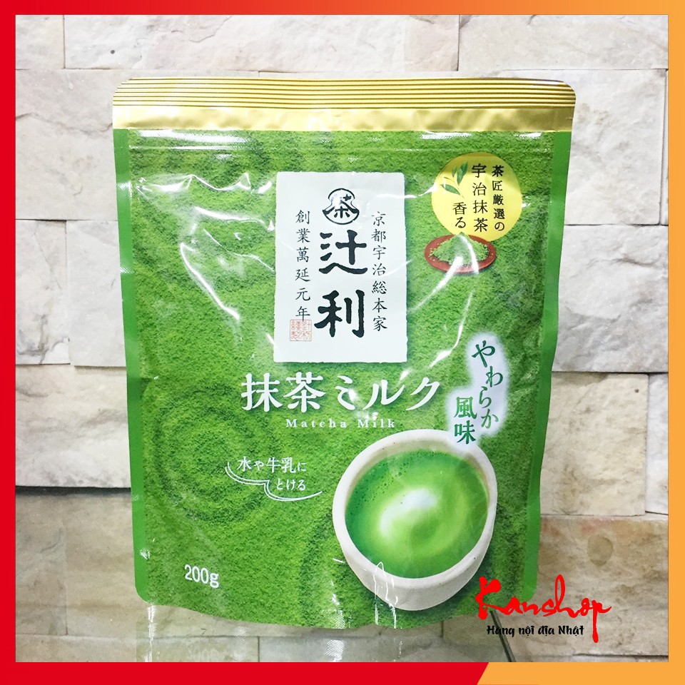 Bột trà sữa trà xanh Uji Matcha Milk Kataoka 200g