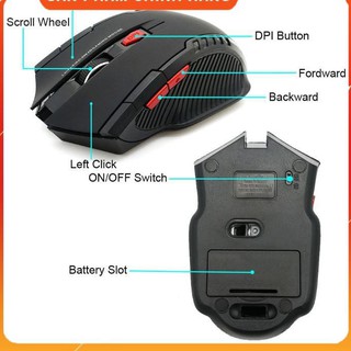 Chuột Không Dây Cao Cấp Wireless 2.4GHz - mouse