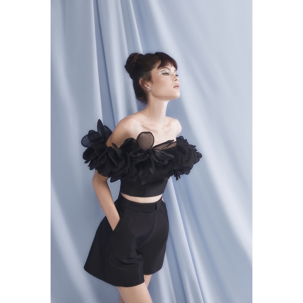 Quần short cạp cao -  Follose High Waisted Shorts - Achelois
