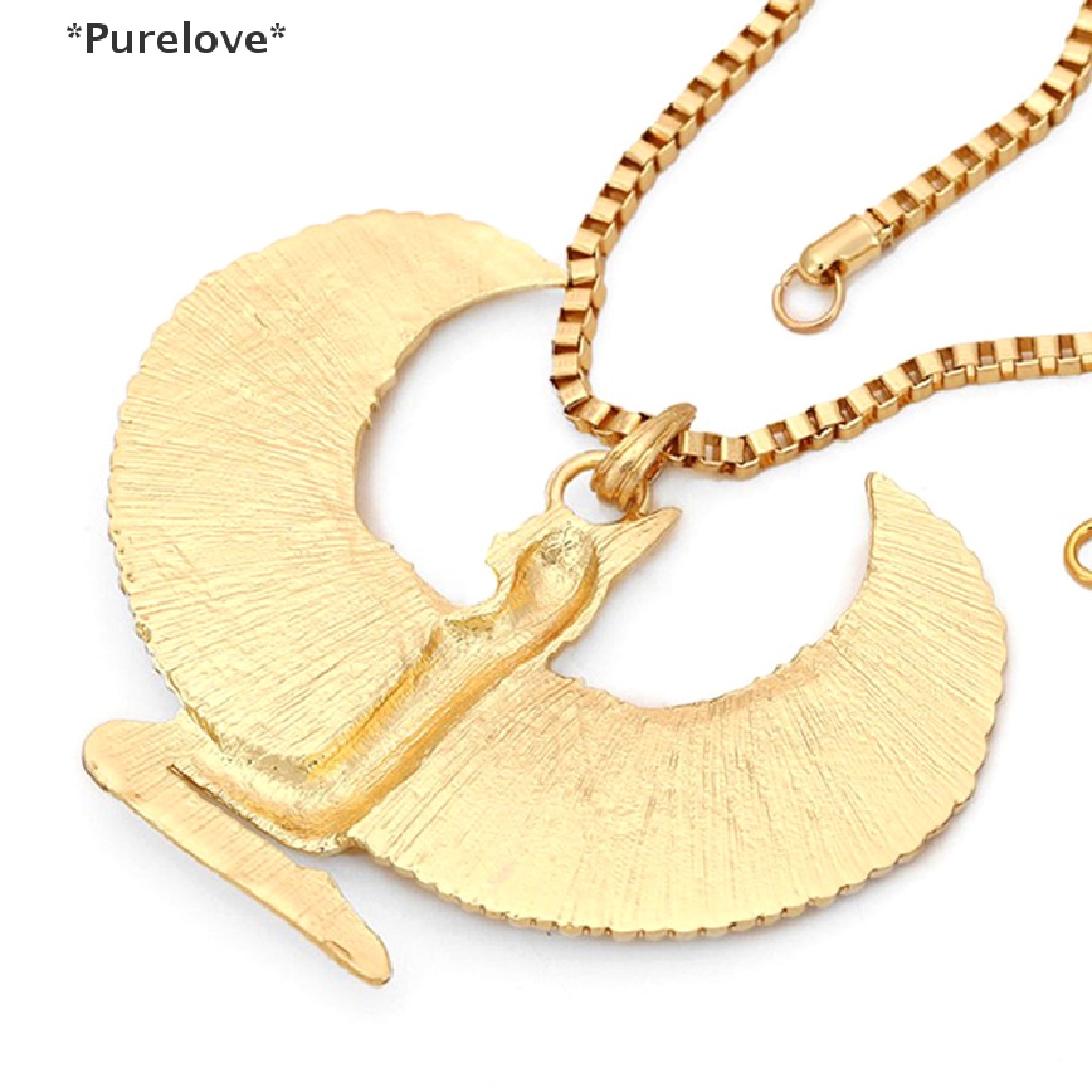 [Purelove] Vòng cổ Mặt Hình Chim Ai Cập Màu Vàng Kim Loại