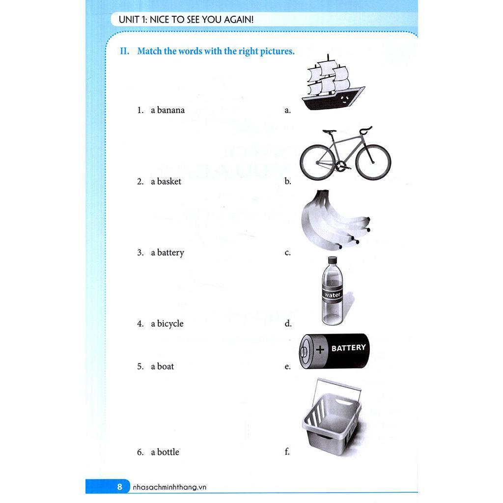 Sách Bài Tập Tiếng Anh Lớp 4 - Có Đáp Án