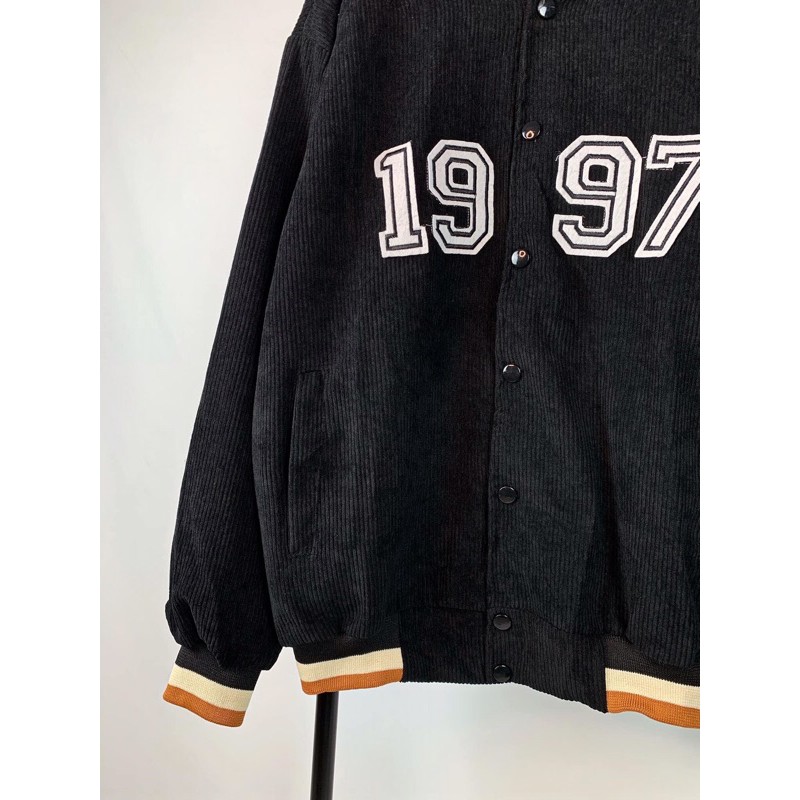 ÁO BOMBER NHUNG 1997 HÌNH THÊU TOÀN BỘ - ẢNH THẬT | BigBuy360 - bigbuy360.vn