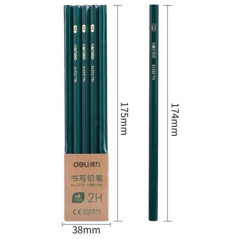 COMBO 30 CHIẾC BÚT CHÌ DELI 2B /HB CHÍNH HÃNG