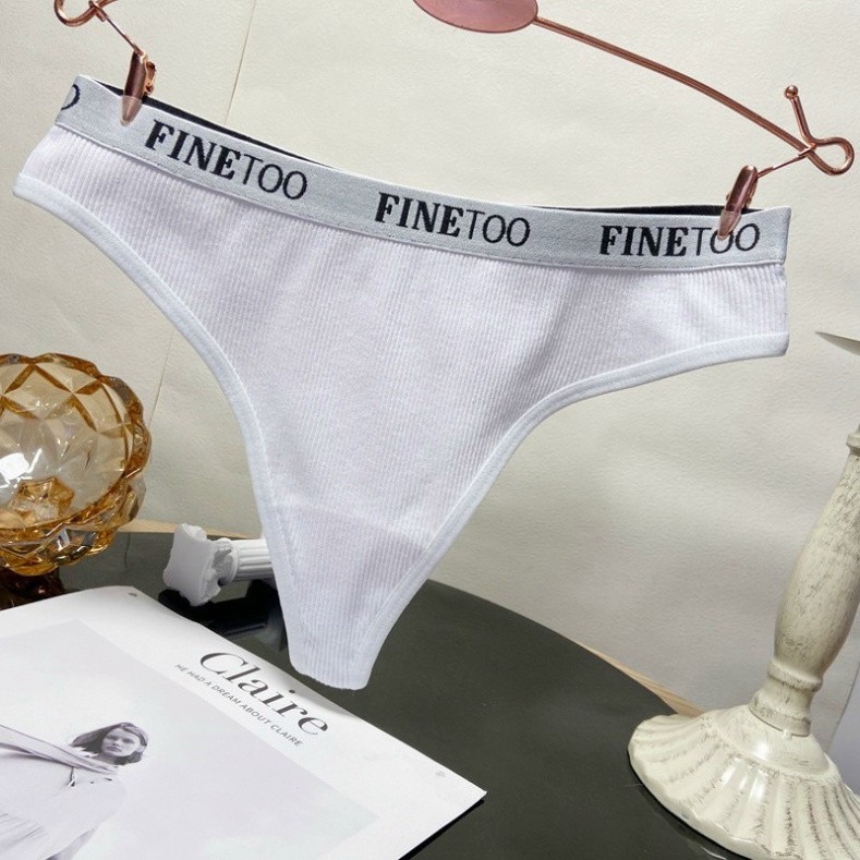 Quần lọt khe Finetoo Siêu gợi cảm Cocoland chất đẹp mồ hôi -Quần Lót Cotton Lọt Khe thoáng mát phối viền chữ cá tính | BigBuy360 - bigbuy360.vn