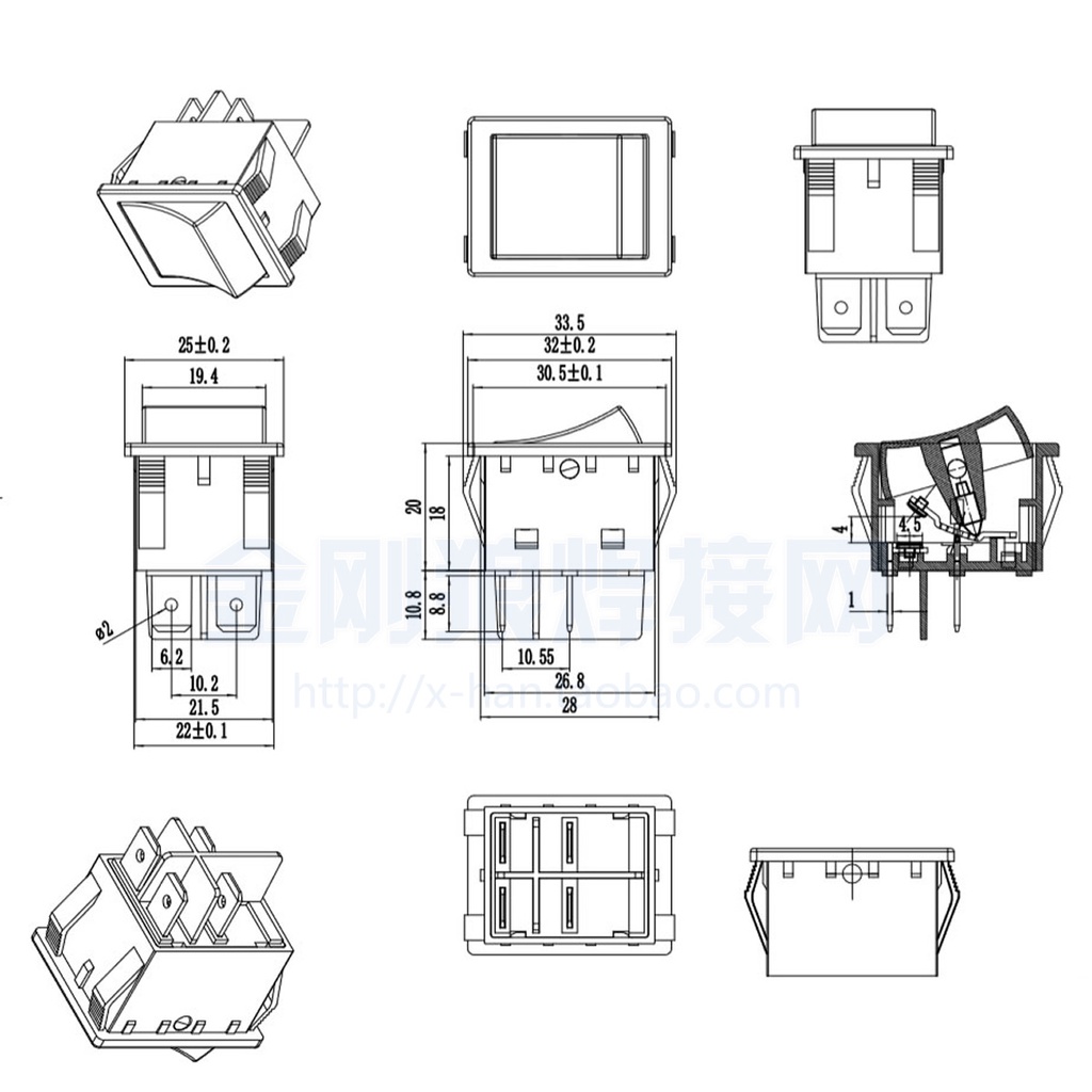 Công tắc máy hàn các loại 30a, 50a, công tắc nguồn
