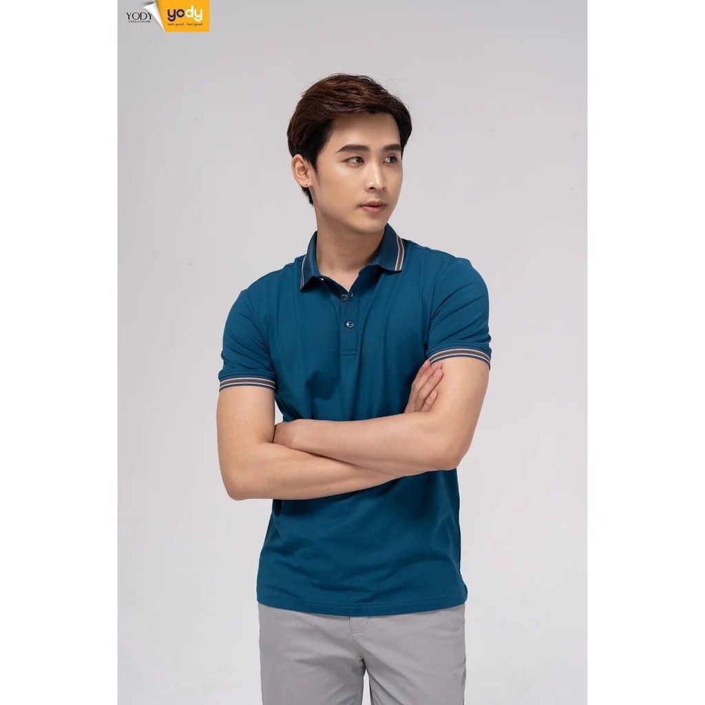 Áo Phông YODY Polo Nam Pima 4 cực đẹp - Mã SP: APM3337