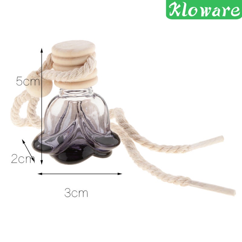 Chai Tinh Dầu Thơm Hình Tròn 10ml Dùng Trang Trí Xe Hơi