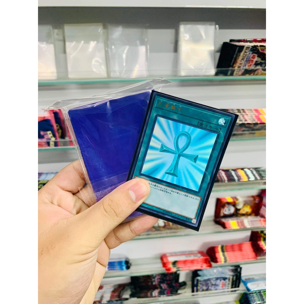 Bọc bài Màu Sleeve Yugioh Size chính hãng Henwei 62x89 cho Yugioh,Vanguard - 50 cái