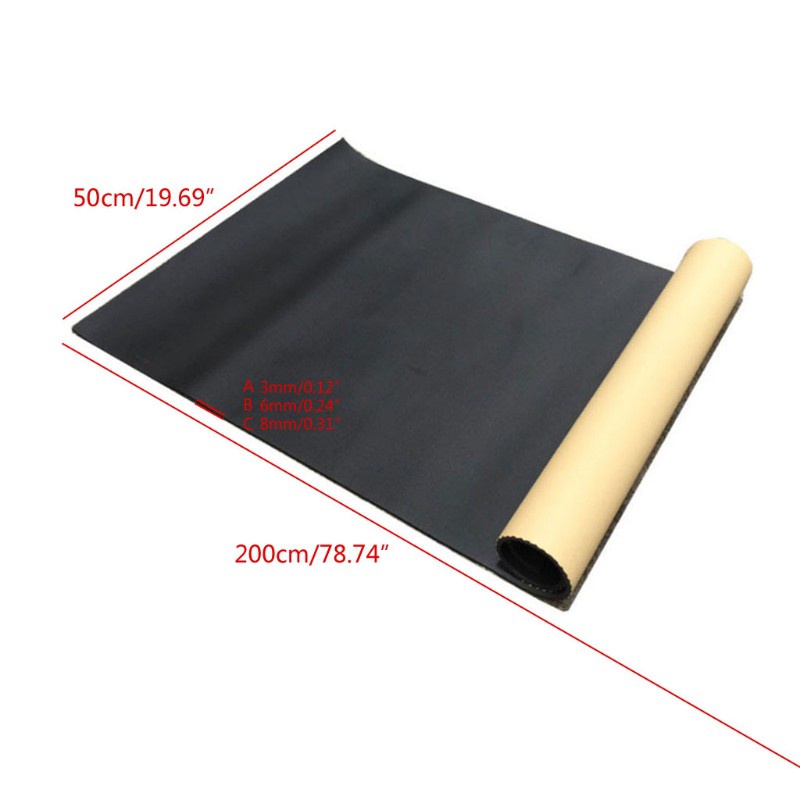 Cuộn xốp cách âm và cách nhiệt 200x50cm 3mm / 6mm / 8mm chuyên dụng cho xe hơi