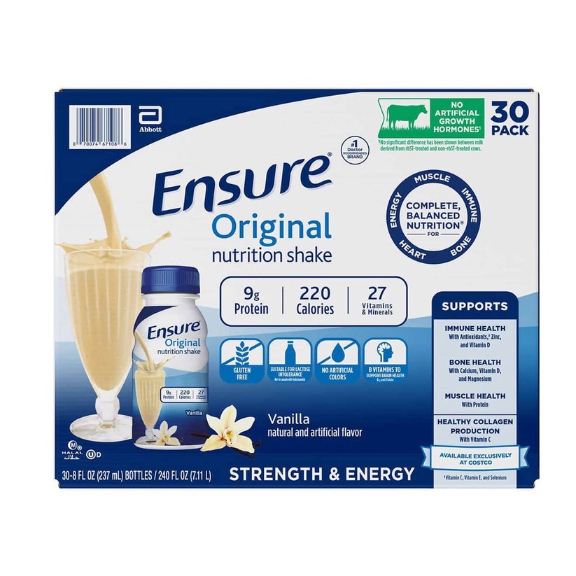 Sữa nước Ensure Abbott 237ml nội địa Mỹ Extaste