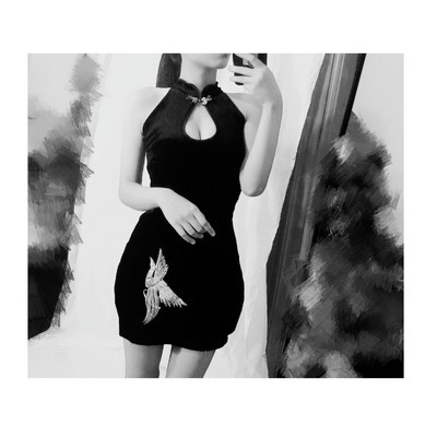 (SẴN SM ) Sườn xám hạc sexy (ảnh thật) | BigBuy360 - bigbuy360.vn