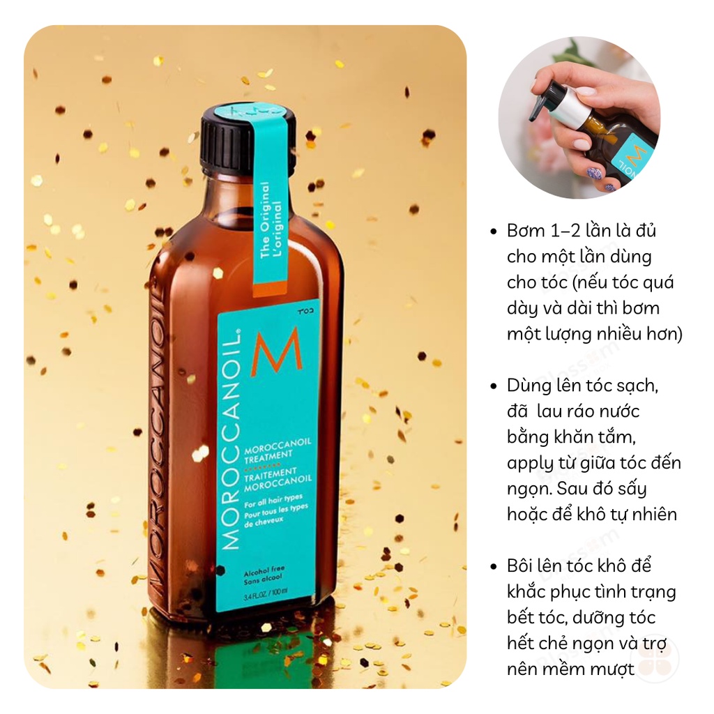 [HÀNG CÓ TEM, QUÀ TẾT] Dầu dưỡng tóc Moroccanoil 25ml, 125ml, 200ml