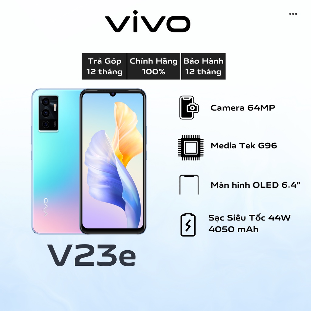 Điện thoại Vivo V23e 8GB + 128GB - Hàng chính hãng