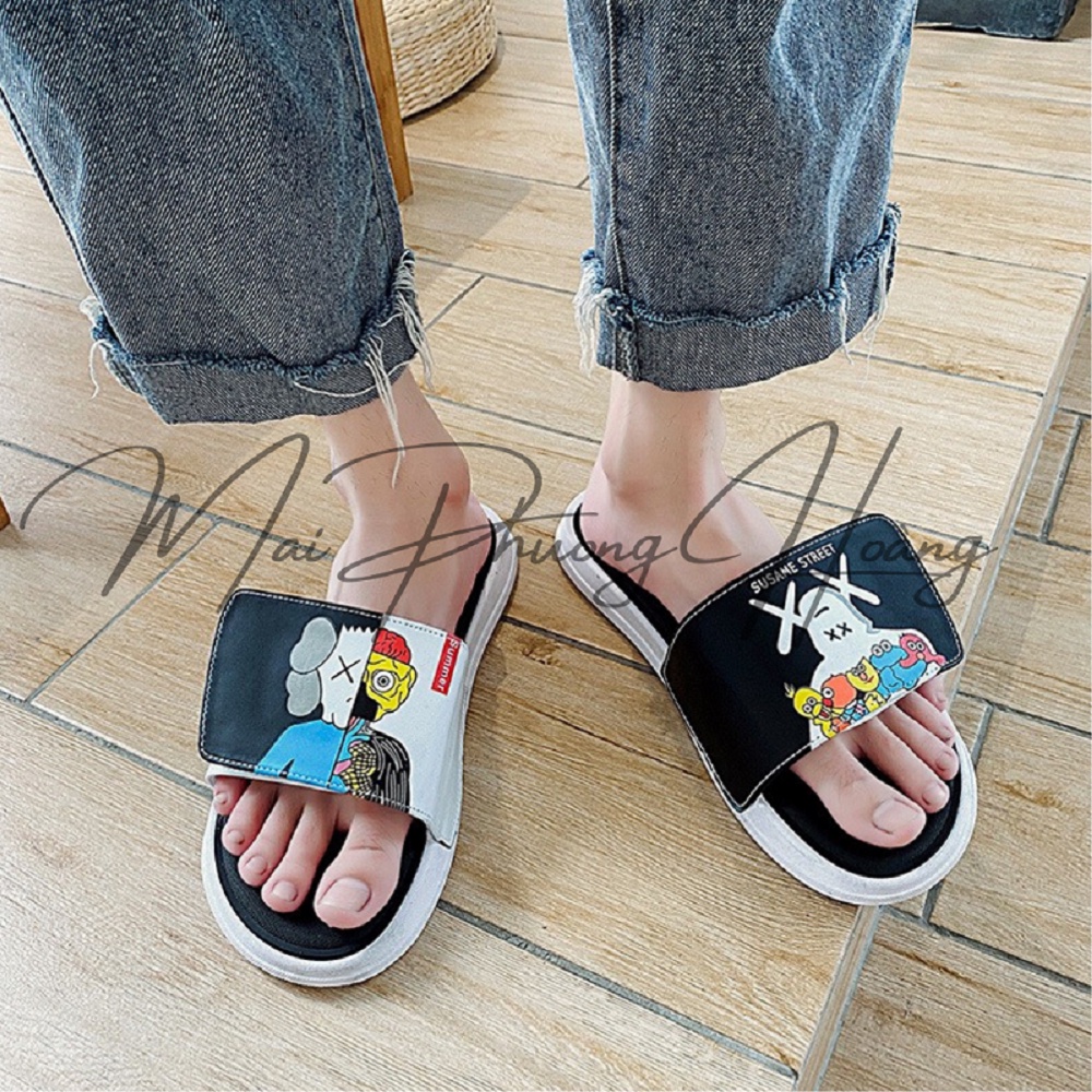 Dép nam nữ quai ngang SUSAME quai dán thời trang cực đẹp full size từ 35-44