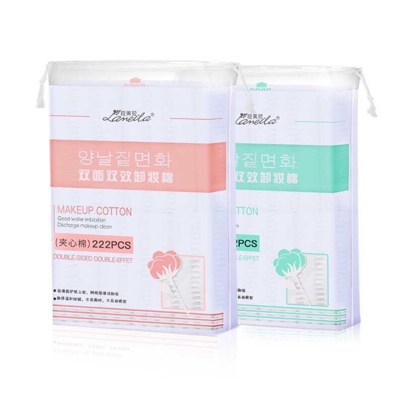 Bông tẩy trang lameila 222 miếng | BigBuy360 - bigbuy360.vn