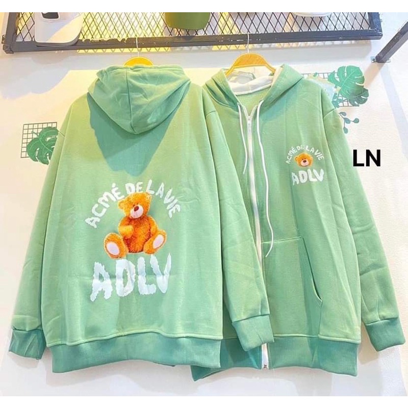 Áo khoác gấu ADLV mũ 2 lớp DA6